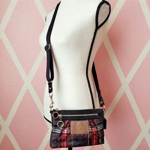 COACH 🐎 Poppy Plaid Crossbody